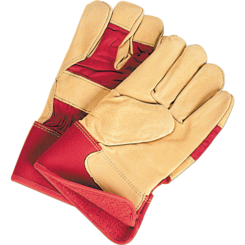 Gants d'ajusteur doubl&eacute;s pour l'hiver &agrave; chaleur sup&eacute;rieure, Grand, Paume en Cuir fleur de porc, Doublure en Thinsulate Oxford Builders Supplies Inc