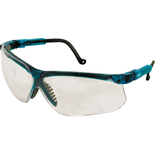 Lunettes de s&eacute;curit&eacute; Uvex Genesis, Lentille Transparent, Anti-&eacute;gratignures, R&eacute;pond ou surpasse la norme CSA Z94.3 Oxford Builders Supplies Inc