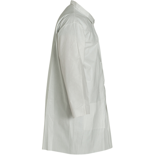 ProShield&reg; 60 Lab Coat, Microporous/Polypropylene, White, Medium Oxford Builders Supplies Inc