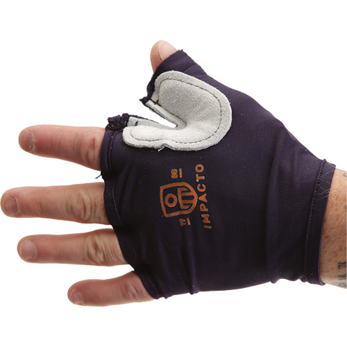 Gant sans doigts Tool Grip avec pi&egrave;ce de sangle, droit, Taille T-petit, Paume Su&egrave;de Oxford Builders Supplies Inc