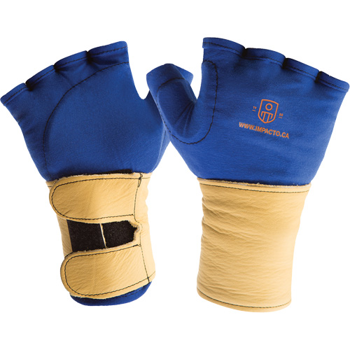 Doublure de gant sans doigts avec retenue au poignet, Taille T-petit, Paume Poly-coton Oxford Builders Supplies Inc