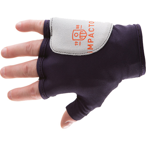 Gants de protection sans doigts paume/c&ocirc;t&eacute;, gauche, T-petit, Paume en Su&egrave;de, Poignet &agrave; enfiler Oxford Builders Supplies Inc