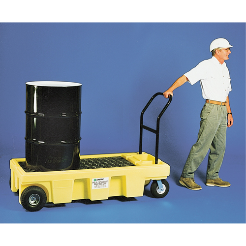 Poly-Spillcart Cart ATC, 66.5" L x 29" W x 46.9" H, 57 US gal. Spill Cap. Oxford Builders Supplies Inc