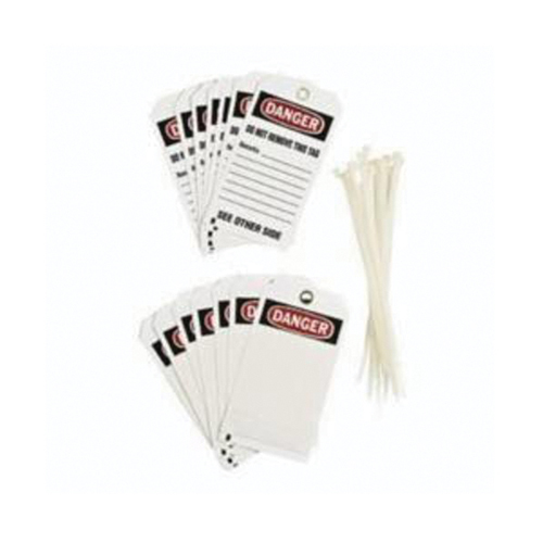 &eacute;tiquettes auto-plastifiantes pour la pr&eacute;vention des accidents, Polyester, 3" la x 5-3/4" h, Anglais Oxford Builders Supplies Inc