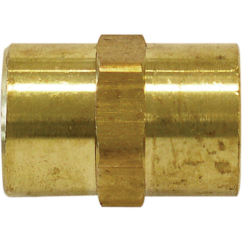 RACCORD FEMELLE HEXAGONAL(F)NPT1/4"-(F)1/4"LAITO, Laiton Oxford Builders Supplies Inc