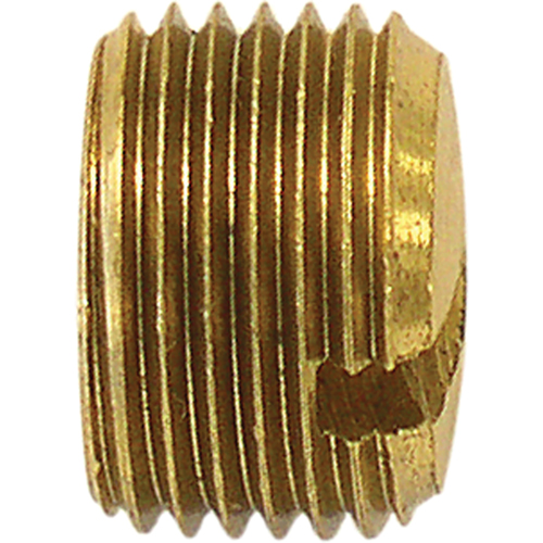 Bouchon de tuyau (avec fentes), 3/8" dia., Laiton Oxford Builders Supplies Inc