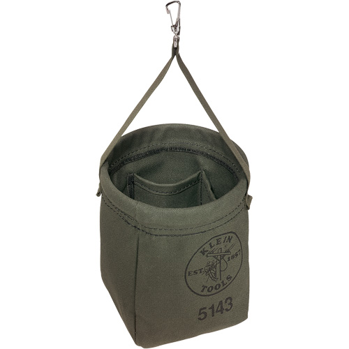 Sac &agrave; fond conique, 8" h, Toile, Gris Oxford Builders Supplies Inc