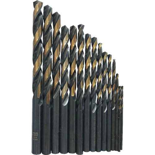 Jobber Length Drill Bit Set, 29 Pieces, High Speed Steel Oxford Builders Supplies Inc