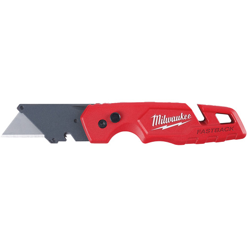 Couteau utilitaire pliant Fastback, poign&eacute;e en M&eacute;tal Oxford Builders Supplies Inc