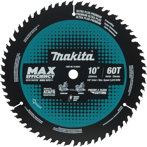 Lame de scie &agrave; onglets Max Efficiency avec embout au carbure, 12", 80 dents, Pour Bois Oxford Builders Supplies Inc