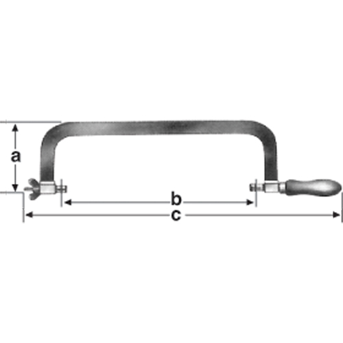 Hacksaw Frame, 12" Oxford Builders Supplies Inc