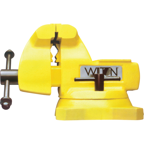 High Vis Safety Vise, 6" Jaw Width, 4-1/8" Throat Depth Oxford Builders Supplies Inc