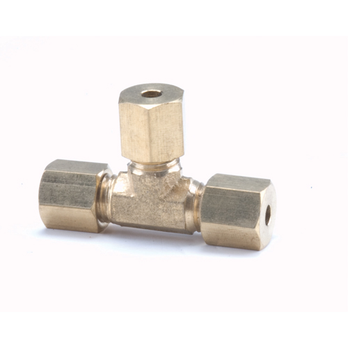 Raccords en t&eacute; de compression - Tubes &agrave; toutes les extr&eacute;mit&eacute;s, 1/4" x 1/4" x 3/8" Oxford Builders Supplies Inc