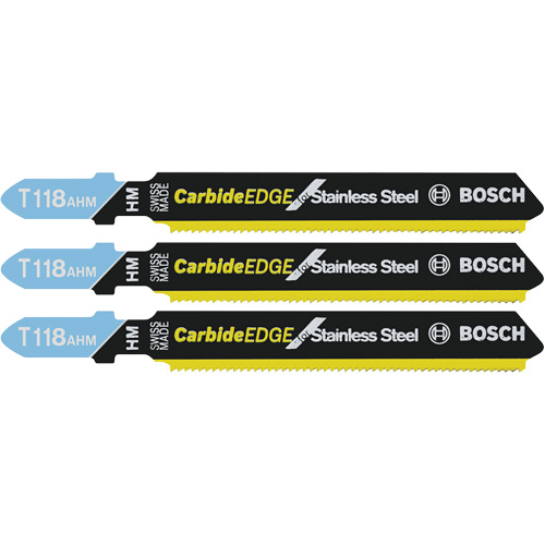 Jig Saw Blades Expert for All Purpose, Carbide, T-Shank, 3-1/4" L Oxford Builders Supplies Inc