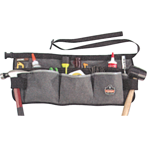 13-Pocket Waist Aprons, Canvas, Grey Oxford Builders Supplies Inc