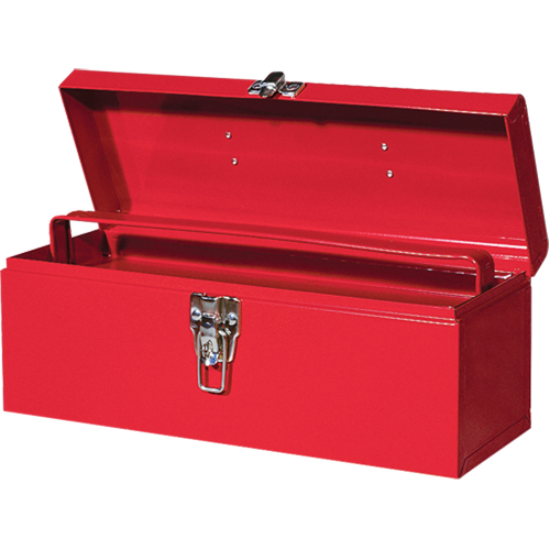 Coffre &agrave; outils portatif ATB100 avec plateau en m&eacute;tal pour outils, 6" P x 16" la x 6-1/2" h, Rouge Oxford Builders Supplies Inc