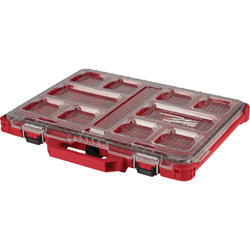 Organisateur profil&eacute; Packout, 19-3/4" x 16-2/5" x 2-1/2", Noir/Rouge Oxford Builders Supplies Inc