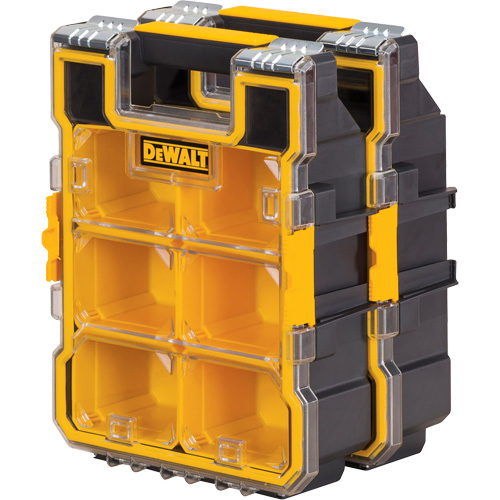 Mid-Size Pro Organizer, 4-1/2" W x 10-1/4" D x 13-3/5" H, Black/Yellow Oxford Builders Supplies Inc