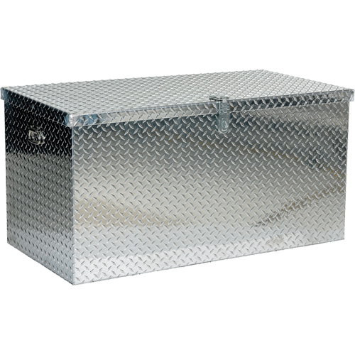 Boîte &agrave; outils portative en t&ocirc;le larm&eacute;e d'aluminium, 25-1/16" P x 49-1/4" la x 24" h, Argent Oxford Builders Supplies Inc