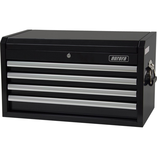 Industrial Tool Chest, 26" W, 4 Drawers, Black Oxford Builders Supplies Inc
