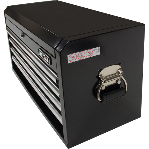 Industrial Tool Chest, 26" W, 4 Drawers, Black Oxford Builders Supplies Inc