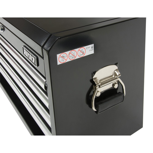 Industrial Tool Chest, 26" W, 4 Drawers, Black Oxford Builders Supplies Inc