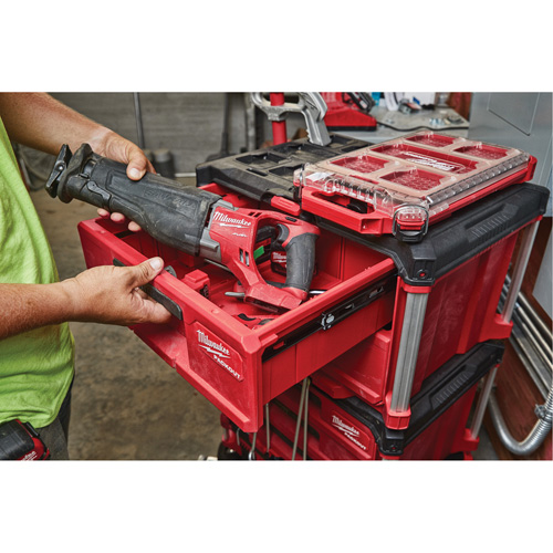 Boîte &agrave; outils avec 2 tiroirs Packout, 16-1/3" x 14-1/3" x 22-1/5", Rouge Oxford Builders Supplies Inc