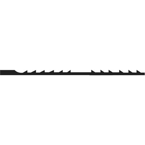 12 lames de scie &agrave; chantourner meul&eacute; avec pr&eacute;cision, Coupe spirale, 0,05" la x 5" lo, 8 dents par pouce Oxford Builders Supplies Inc