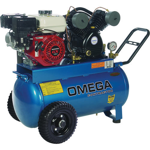 Compresseurs d'air s&eacute;rie entrepreneur, Essence, 16,6 gal. (20 gal. US), 125 PSI Oxford Builders Supplies Inc
