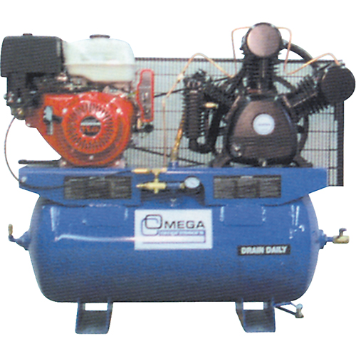 Industrial Series Air Compressors - Engine Compressors, 25 Gal. (30 US Gal) Oxford Builders Supplies Inc