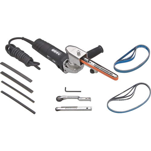 Electric Dynafile&reg; II  Abrasive Belt Machines, 1/8" - 3/4" Oxford Builders Supplies Inc