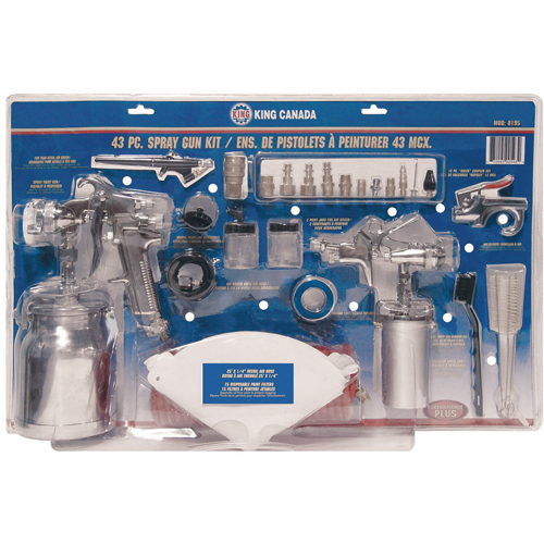43-Pc. Spray Gun Kits Oxford Builders Supplies Inc