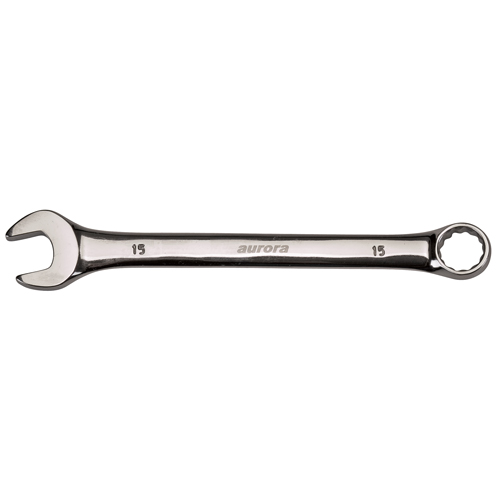 Combination Wrench, 12 Point, 6 mm, Chrome Finish Oxford Builders Supplies Inc