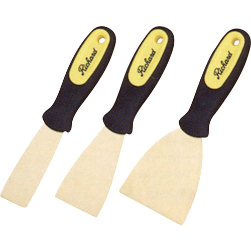 Stiff Wall Scrapers, 1-1/4", Brass Blade Oxford Builders Supplies Inc