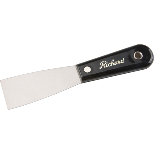 Putty Knife Stiff, Steel Blade, 1-1/2" Wide, Polypropylene Handle Oxford Builders Supplies Inc