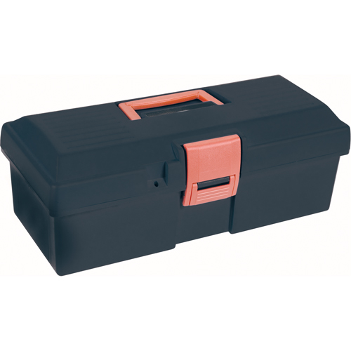 Heavy-Duty Tool Box, 15" W x 7" D x 5-1/2" H, Black Oxford Builders Supplies Inc