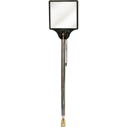 Inspection Magnetic Mirror, Square, 2" L x 2" W, Telescopic Oxford Builders Supplies Inc