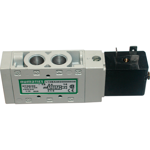 Pilot 5-Way 2-Position 4-Way Solenoid Valves, 1/4" Pipe, 150 PSI Oxford Builders Supplies Inc