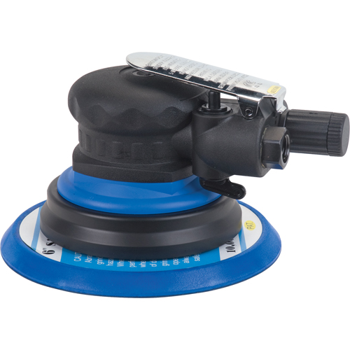 Ponceuse &agrave; mouvement orbital de 6" &agrave; double action, Entr&eacute;e 1/4" NPT, 10000 Tr/min Oxford Builders Supplies Inc