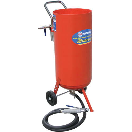 Machines de sablage &agrave; jet, 6-25 pi³/min, R&eacute;servoir de 16,6 gal. (20 gal. US) Oxford Builders Supplies Inc
