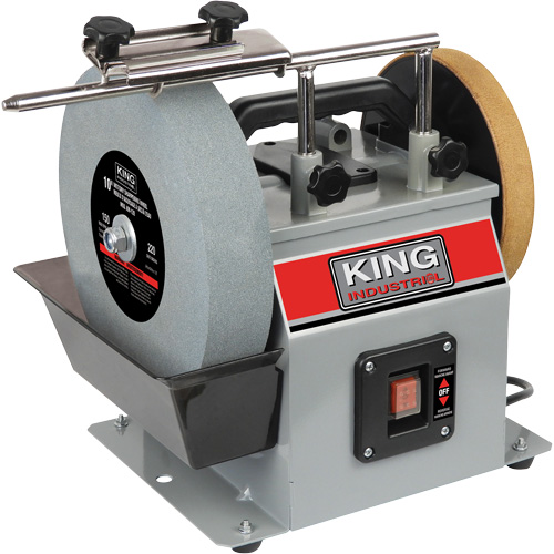 Wet/Dry Sharpener, 10" Wheel Diameter, 1/4 HP, 115 RPM Oxford Builders Supplies Inc
