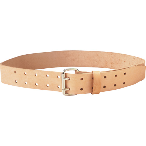 Double Tongue Belt, Leather, Beige Oxford Builders Supplies Inc