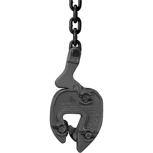 GX Plate Clamp with Chain Connector, 1000 lbs. (0.5 tons), 1/16" - 5/16" Jaw Opening Oxford Builders Supplies Inc