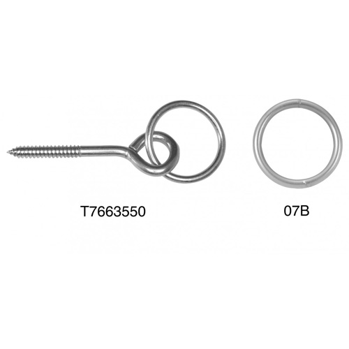 Campbell&reg; Welded Ring, 2", Nickel-Plated Oxford Builders Supplies Inc