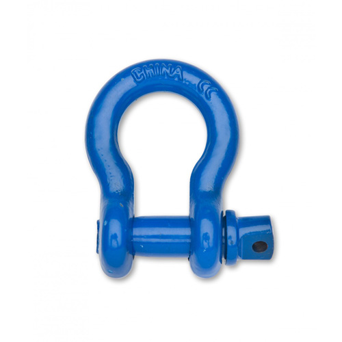 Farm Clevis Anchor Shackle, 1/4", Screw Pin, Coated Oxford Builders Supplies Inc
