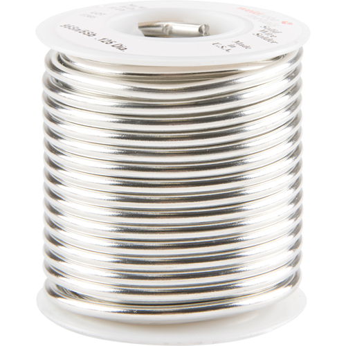 Common Solder, Lead-Free, 95% Tin 5% Antimony, Solid Core, 0.125" Dia. Oxford Builders Supplies Inc
