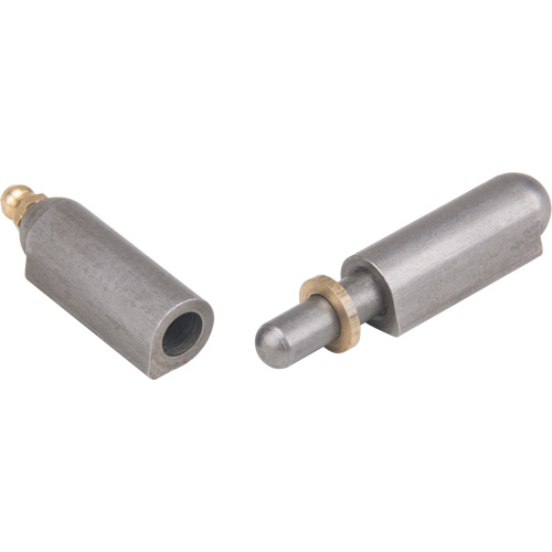 Weld-On Hinge, 0.512" Dia. x 3.15" L, Mild Steel w/Fixed Steel Pin Oxford Builders Supplies Inc