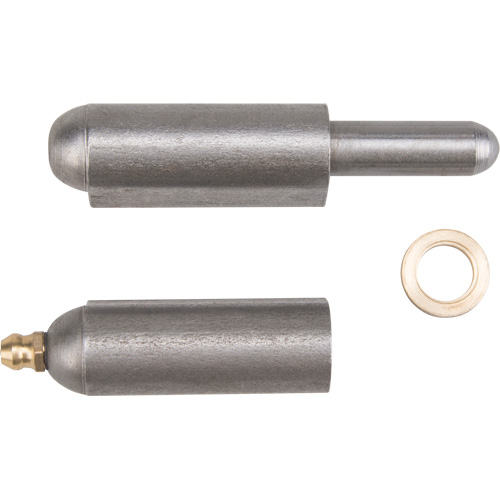 Weld-On Hinge, 0.63" Dia. x 3.937" L, Mild Steel w/Fixed Steel Pin Oxford Builders Supplies Inc