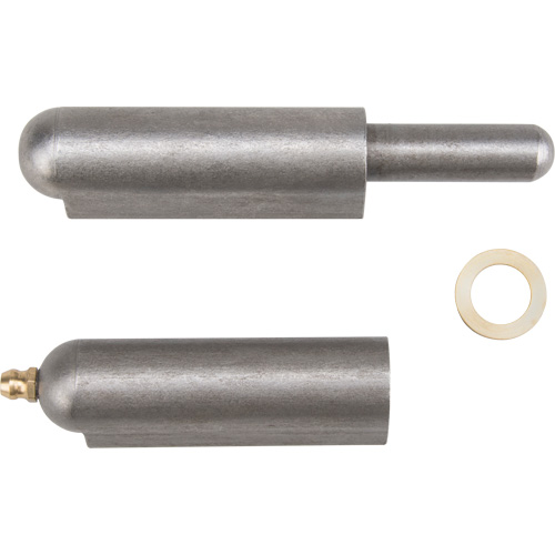 Weld-On Hinge, 0.787" Dia. x 5.906" L, Mild Steel w/Fixed Steel Pin Oxford Builders Supplies Inc
