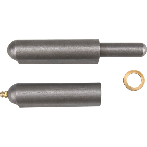Weld-On Hinge, 0.906" Dia. x 7.874" L, Mild Steel w/Fixed Steel Pin Oxford Builders Supplies Inc